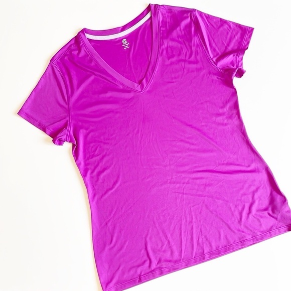 Champion Purple V-Neck Top - Picture 1 of 4